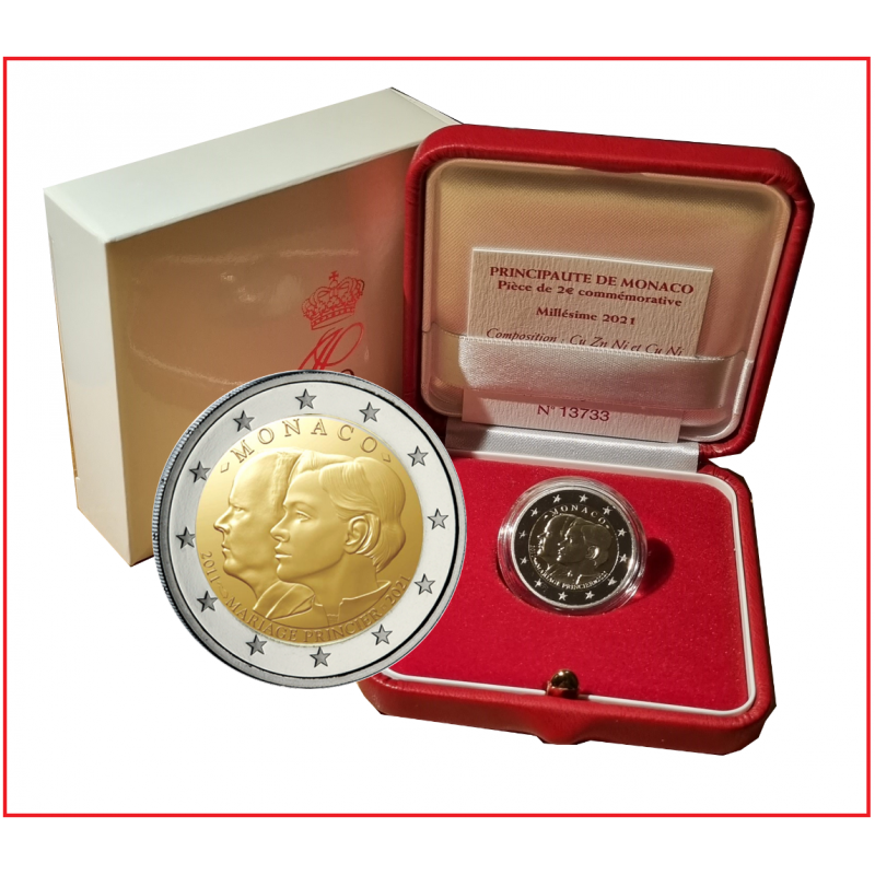 Coffret numismatique pour 2 Euro