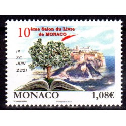 Timbre Monaco n°3290 10ème...