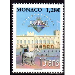 Timbre Monaco n°3291 15ème...
