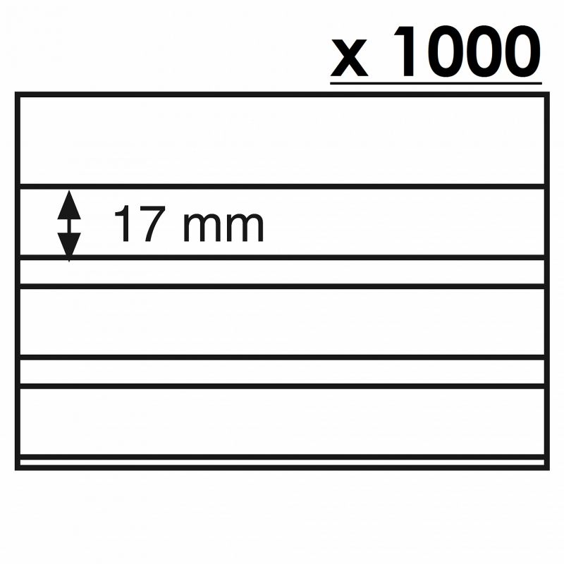 Cartes de classement avec feuilles de protection (x1000) - Leuchtturm