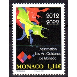 Timbre Monaco 2022 10 ans...