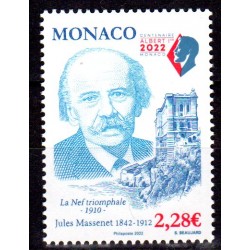 Timbre Monaco n°3326 Jules...