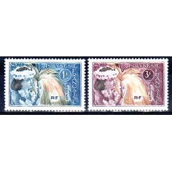 Timbres Polynésie n°27 et 28