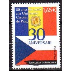 Timbre Andorre Français...