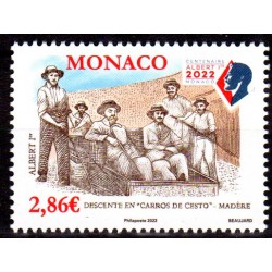 Timbre Monaco n°3346 Albert...