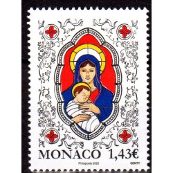 Timbre Monaco 2022 Noël 2022