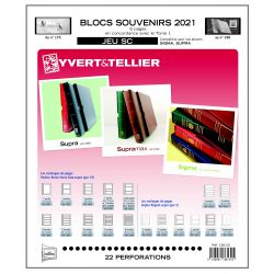 Jeu Yvert et Tellier France Blocs Souvenirs SC 2021