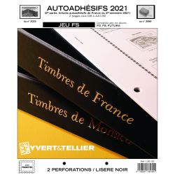Jeu Yvert et Tellier France Autoadhésifs FS 2ème semestre 2021