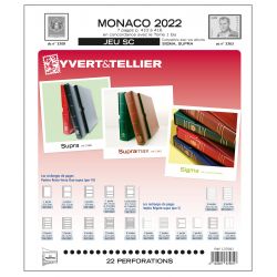 Nouveauté Jeu Yvert et Tellier Monaco SC 2022