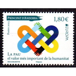 Timbre Andorre Français...