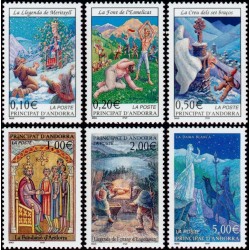 Timbres Andorre Français...