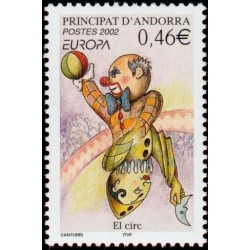 Timbre Andorre Français...