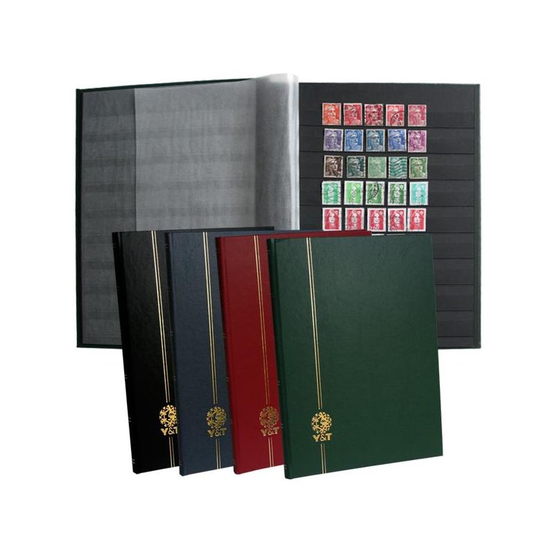 Classeur pour timbres PERFECTA Luxe 48 pages chez philarama37 Couleur  classeur Yvert perfecta luxe Noir