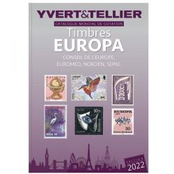 Catalogue Yvert et Tellier des Timbres Europa 2022