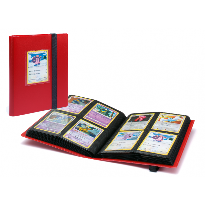 Album pour Cartes à Collectionner - Leuchtturm chez philarama37 Album cartes  à collectionner Jeux / Gaming (rouge)