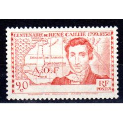 Timbre Côte d'Ivoire n°141a René Caillié Neuf sans charnière