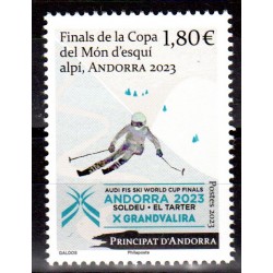 Timbre Andorre Français...