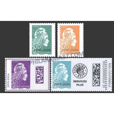 Bloc De Timbres France 2023 N°155 - Lettre Service Plus Marianne Engagée - Neuf MNH**