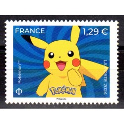 Timbre France 2024 Pokémon...