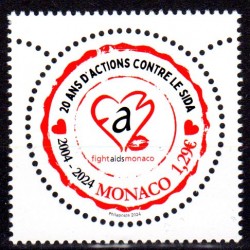 Timbre Monaco 2024 20 ans...