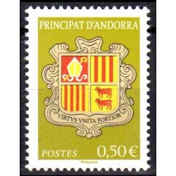 Timbre Andorre Français...