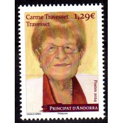 Timbre Andorre Français...