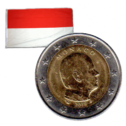2 Euros Monaco 2018 Pièce...
