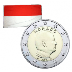 2 Euros Monaco 2023 Pièce...