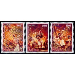 Timbre Polynésie n°909 à 911