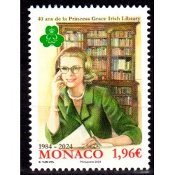 Timbre Monaco n°3461 40 ans...