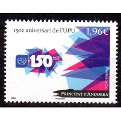 Timbre Andorre Français...