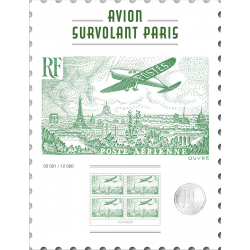 Affiche Avion survolant...