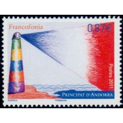 Timbre Andorre Français n°705