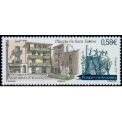 Timbre Andorre Français n°709