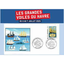 Enveloppe philatélique avec...