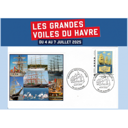 Enveloppe philatélique avec...