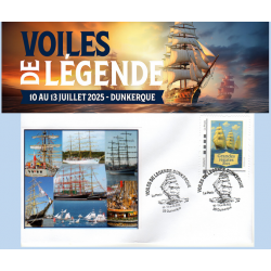 Enveloppe philatélique avec...
