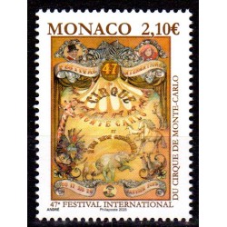 Timbre Monaco n°3471 47ème...