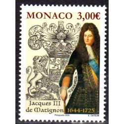 Timbre Monaco 2025 300 ans...