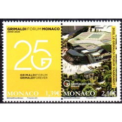 Timbres Monaco 2025 25 ans...