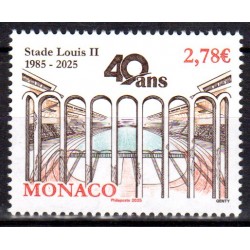 Timbre Monaco 2025 40 ans...