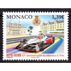 Timbre Monaco 2025 10 ans...