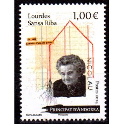 Timbre Andorre Français...