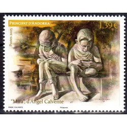 Timbre Andorre Français...