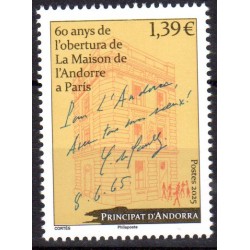 Timbre Andorre Français...