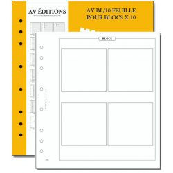Feuilles neutres AV BL pour...