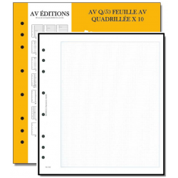 Feuilles AV quadrillée...