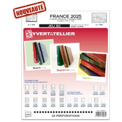 Nouveauté Jeu Yvert et Tellier France SC 1er semestre 2025