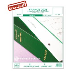Nouveauté Jeu Yvert et Tellier France FO 1er semestre 2025