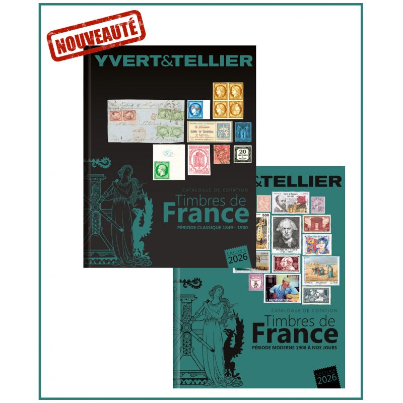 Nouveauté Catalogue Yvert et Tellier des Timbres de France 2026 Tome 1